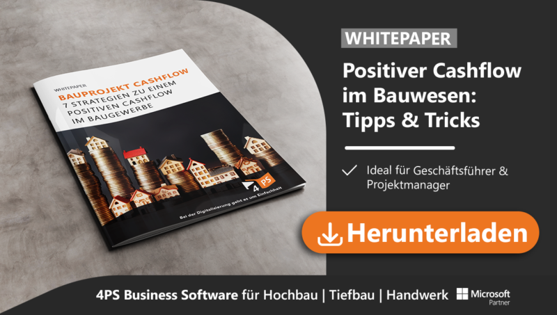 7 Strategien zu einem positiven Cashflow im Baugewerbe