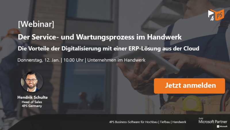 Webinar: Der Service- und Wartungsprozess im Handwerk