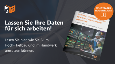 5 Gründe für Bau- und Handwerksunternehmen datengesteuert zu arbeiten