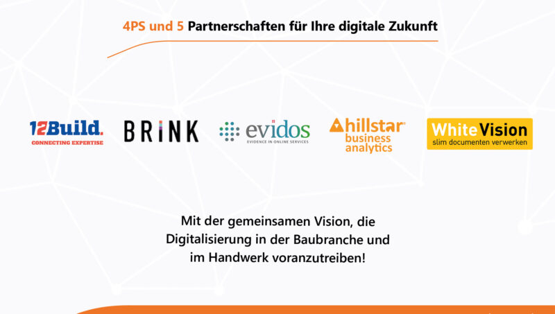 4PS Bausoftware weitet Partnerschaften aus